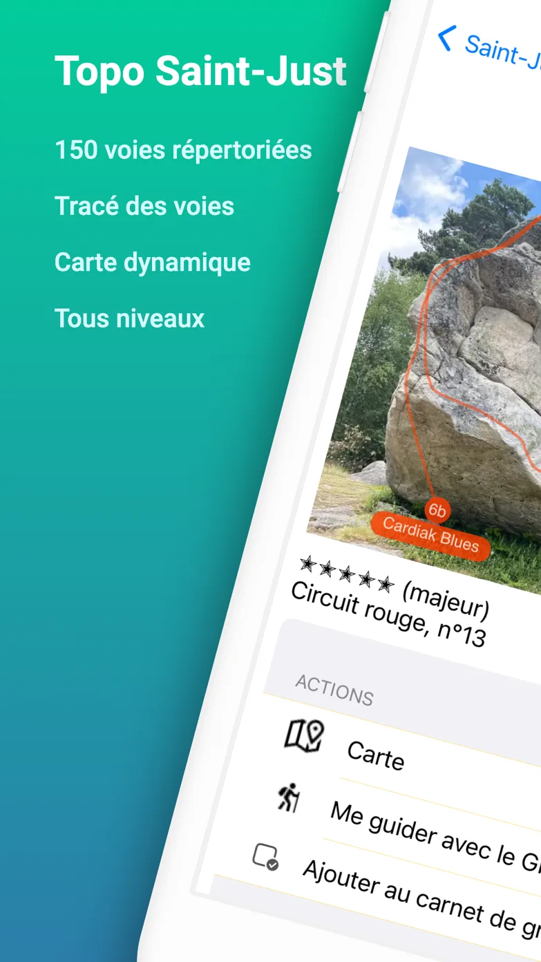 Présentation de l’application Topo Saint-Just